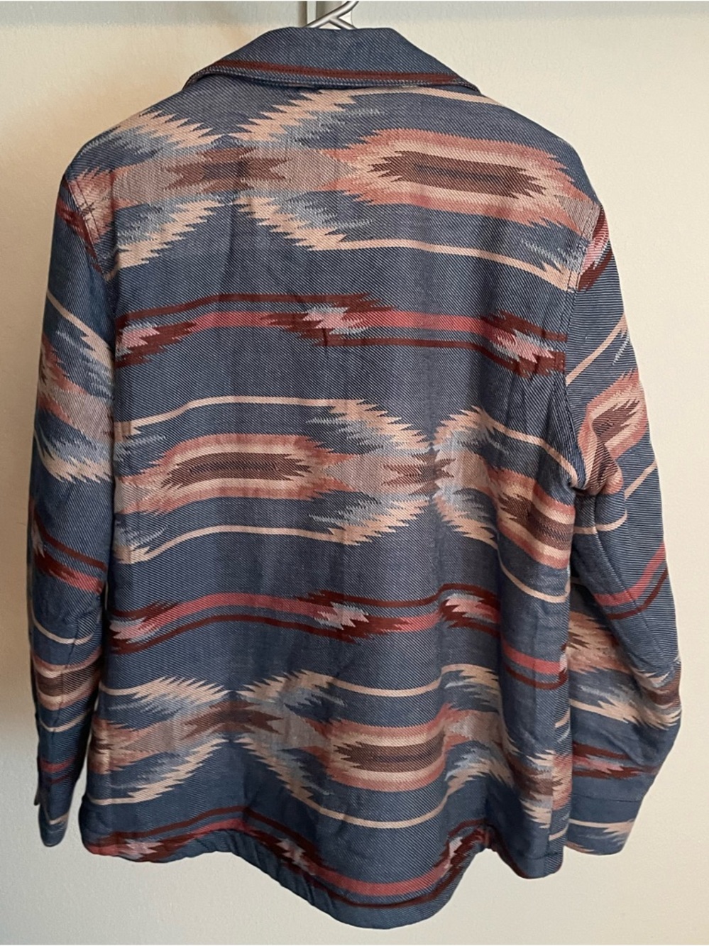 Ariat Blue Multi-Color Southwestern Sherpa-Lined Jacket - Picture 3 of 3